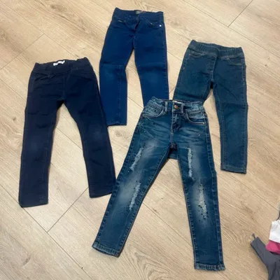 lot 4 jeans fille